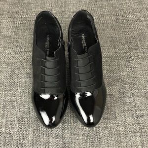 London Fog Patent Leather Booties